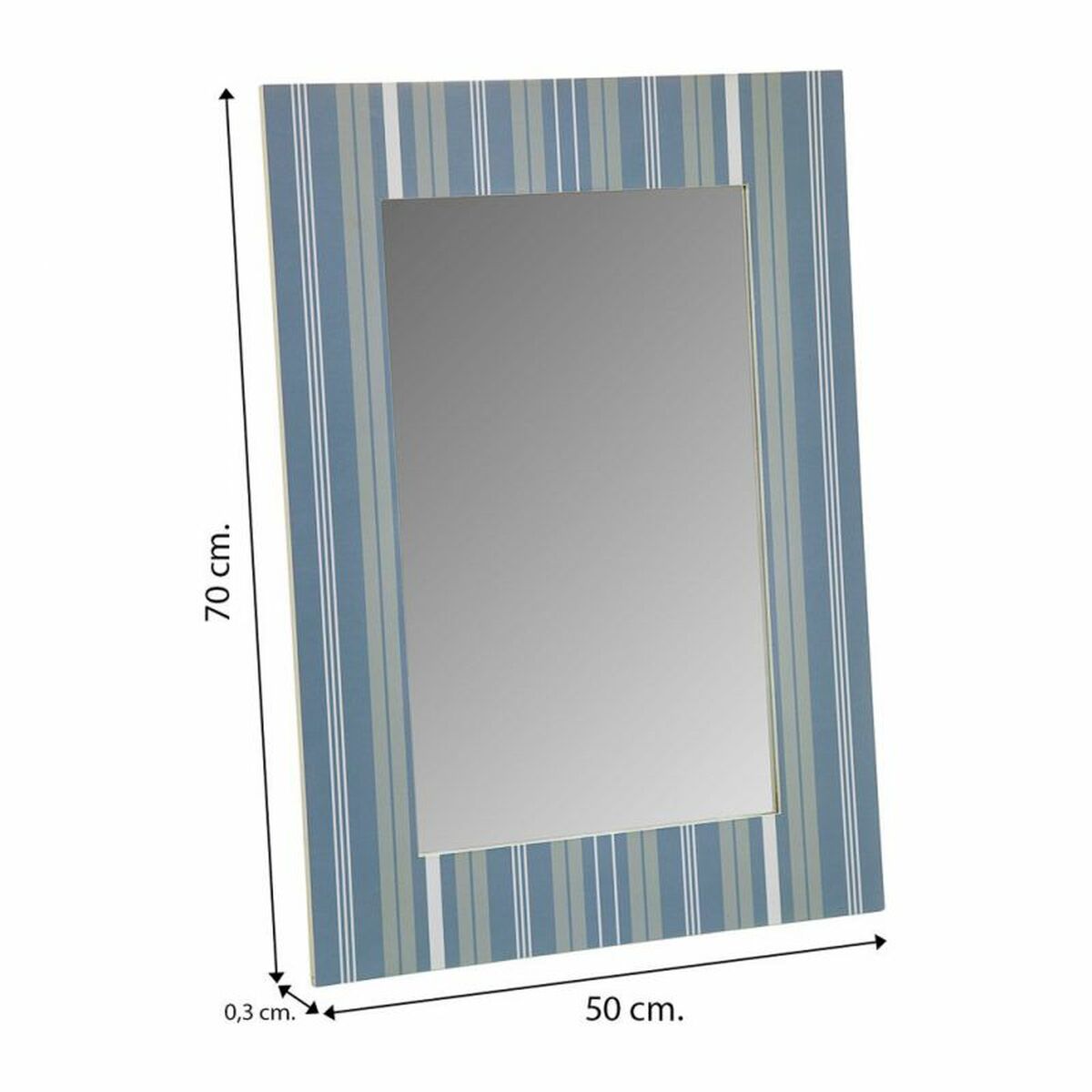 Espelho de parede Alexandra House Living 70 x 3 x 50 cm Retangular